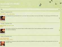 Tablet Screenshot of elizabethmossfiction.com